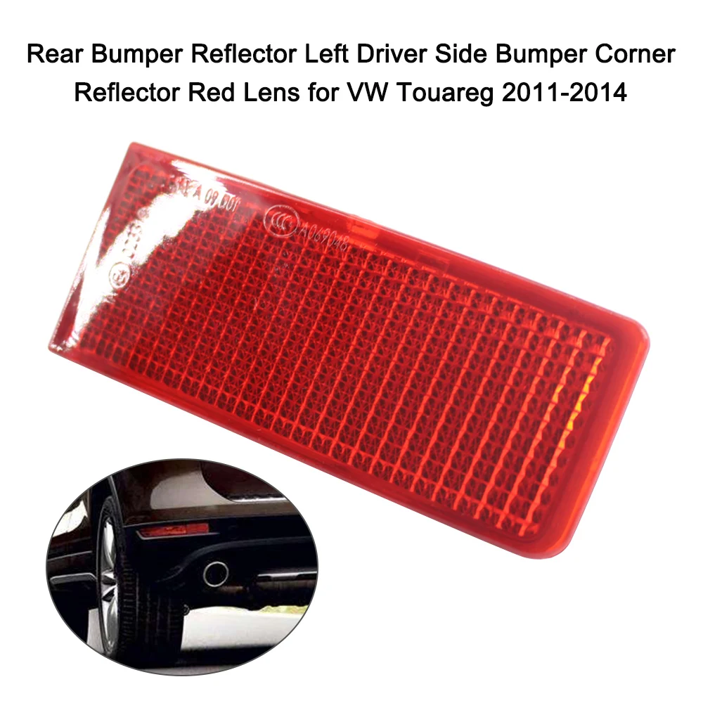Fine-quality Rear Bumper Reflector Left Right Driver Side Corner Red Lens for VW Touareg 2011-2014 | Автомобили и мотоциклы