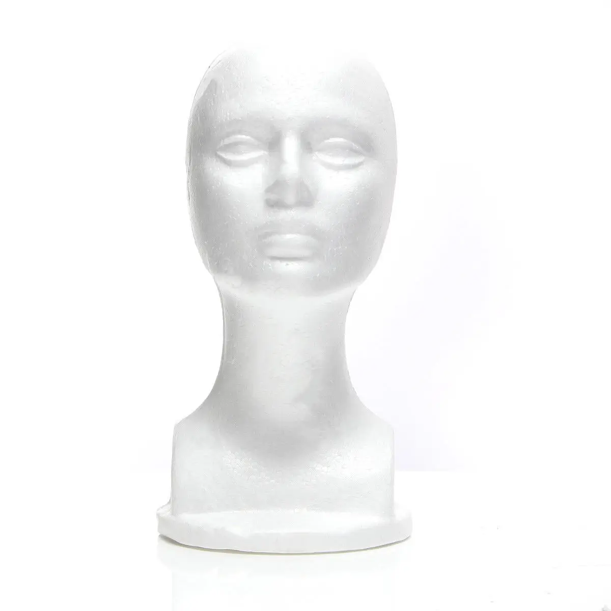 Styrofoam Mannequin Foam Head Model Glasses Hat Wig Display Stand | Дом и сад