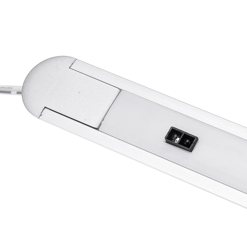 CLAITE 40 см 24 LED ручная волна под шкафом свет DC12V датчик жесткая полоса бар Кухонные