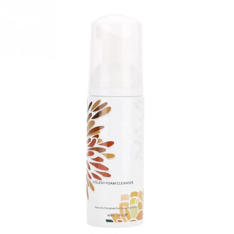 60 мл Профессиональный очищающий пеноочиститель для ресниц индивидуальное