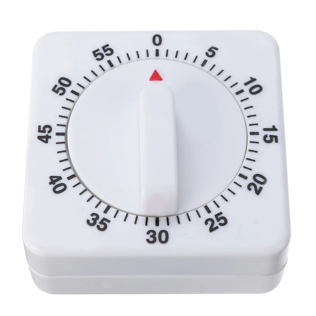 Portable 60 Minutes Kitchen Timer Game Count Down Counter Clock Alarm White Square Mechanical Cooking Tool | Дом и сад