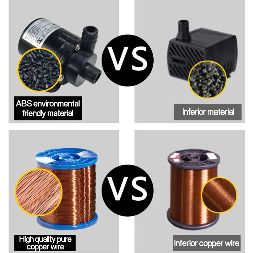 12 Вт 6 в ультра тихий Погружной водяной фонтанный насос фильтр для аквариума Wavemaker