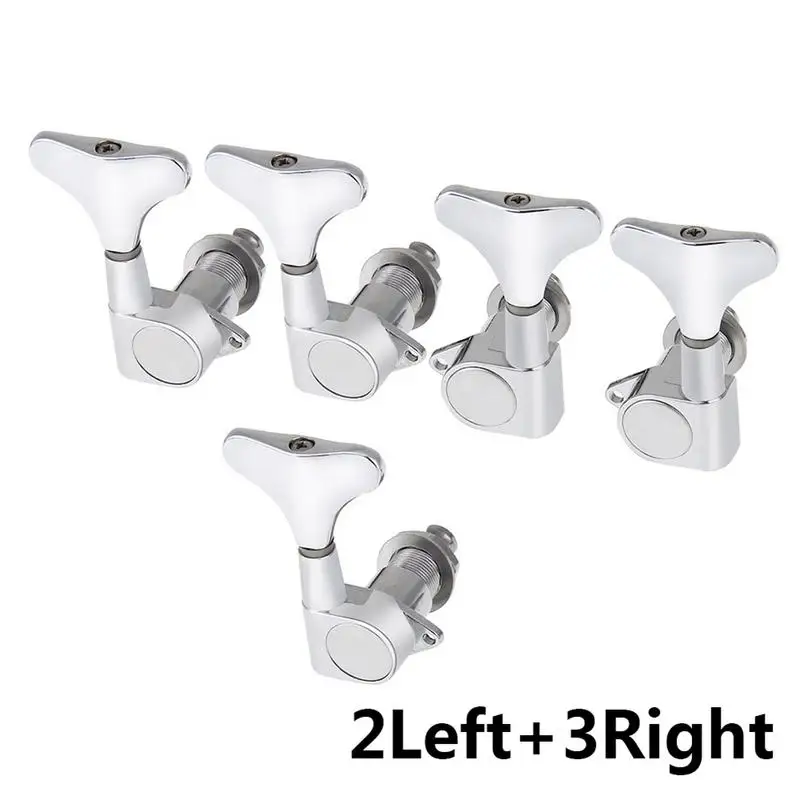 5 струны для электрической бас гитары тюнер R или L сделай сам хромированные