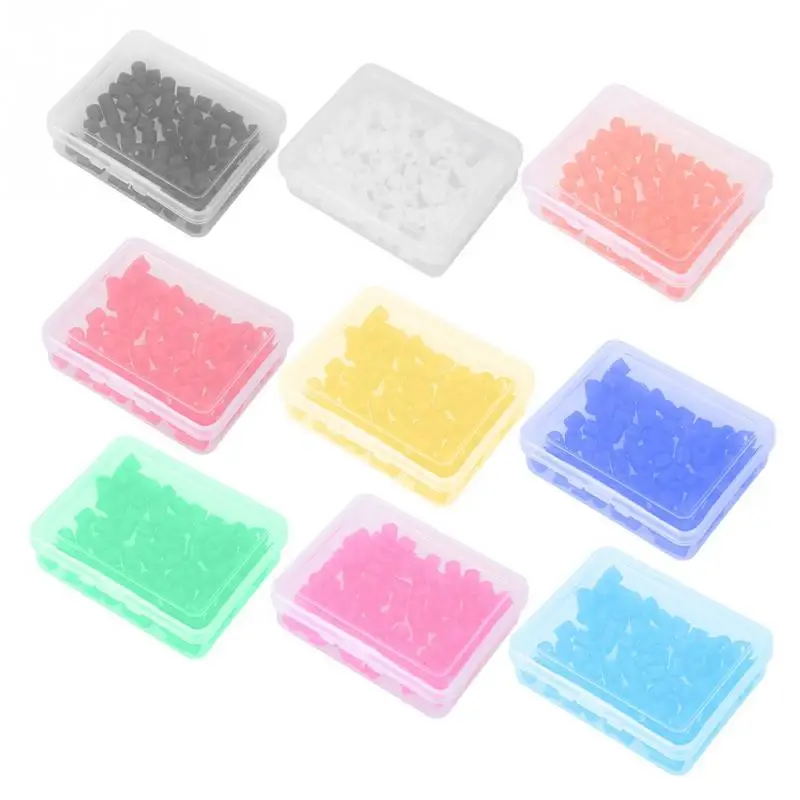 10 видов цветов 100 шт/кор. Ортодонтические кодовые кольца Универсальный