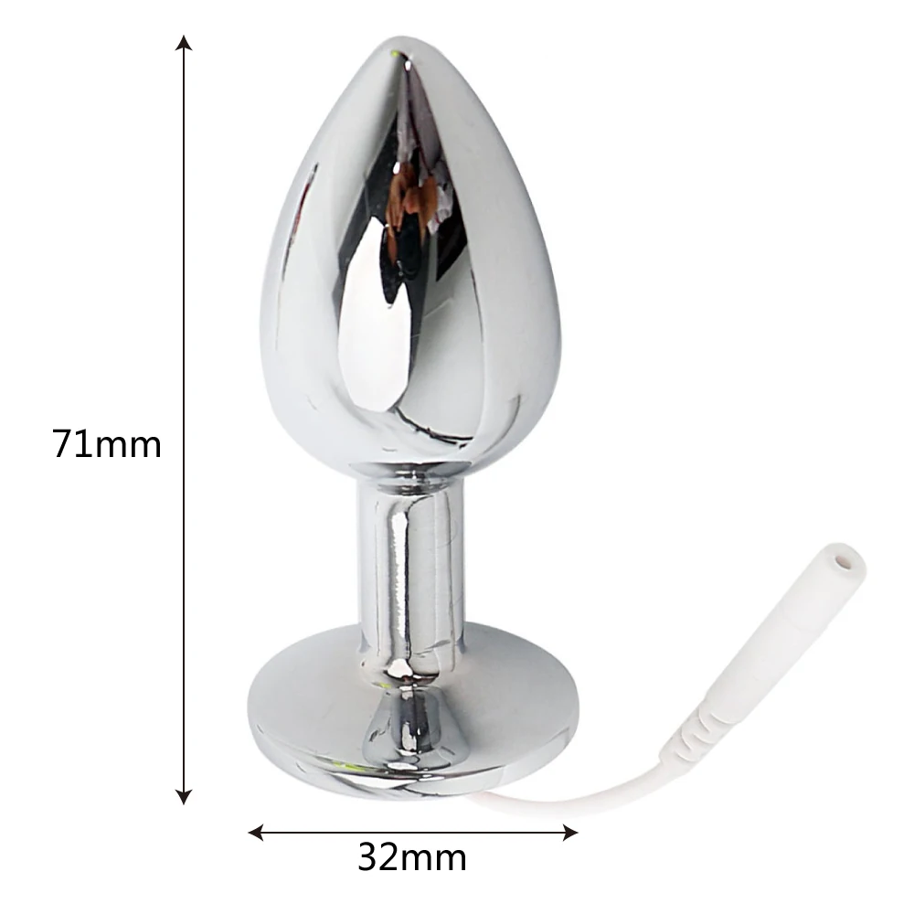 OLO Анальная пробка с электрическим током электрическая терапевтические детские