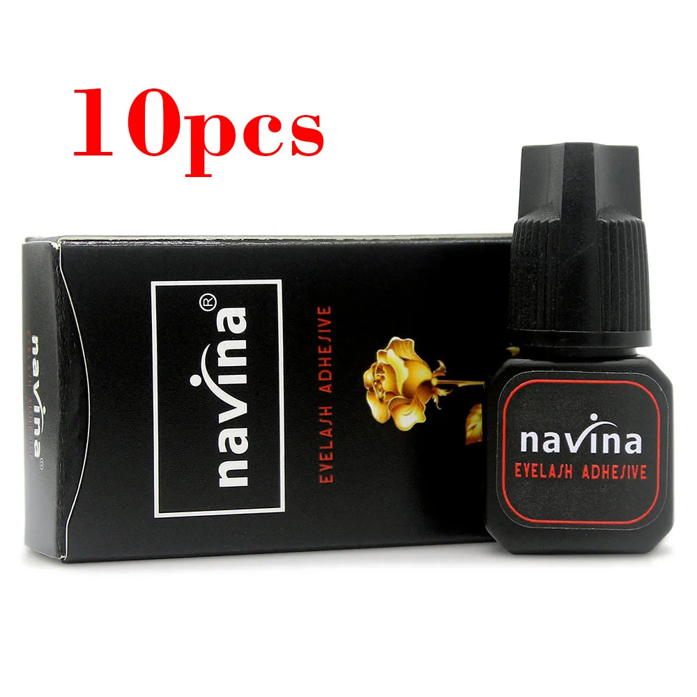 Navina 5g * 10 шт. профессиональный клей для наращивания ресниц без вреда запаха