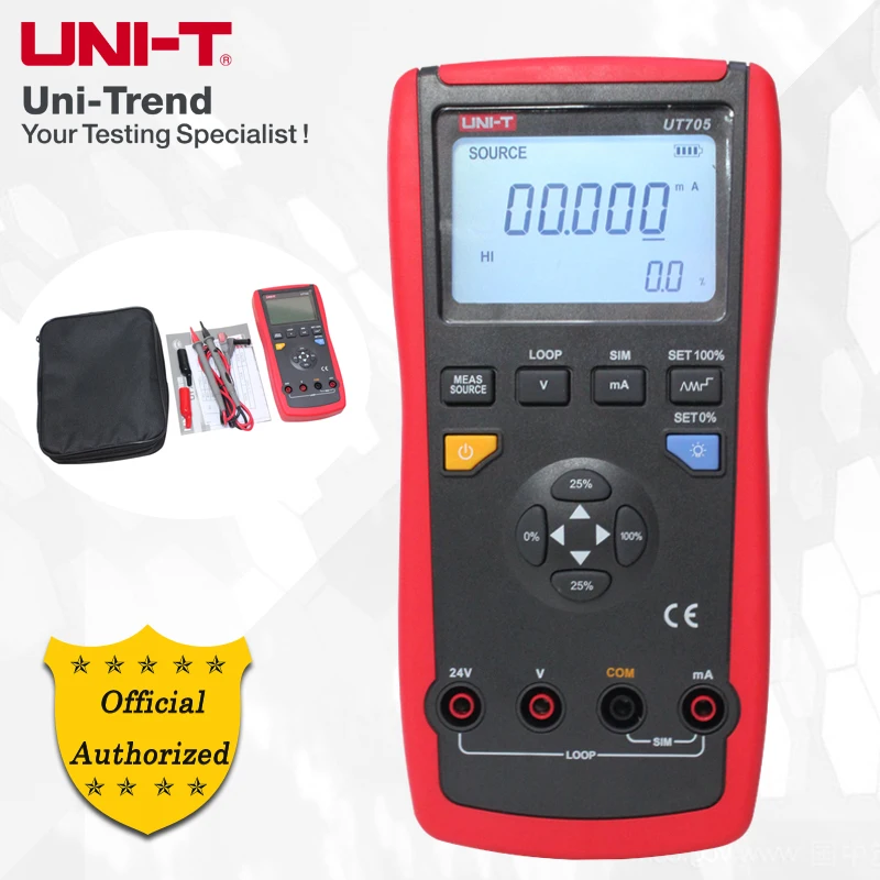 UNI T UT705 однофункциональный калибровщик Испытание напряжения постоянного
