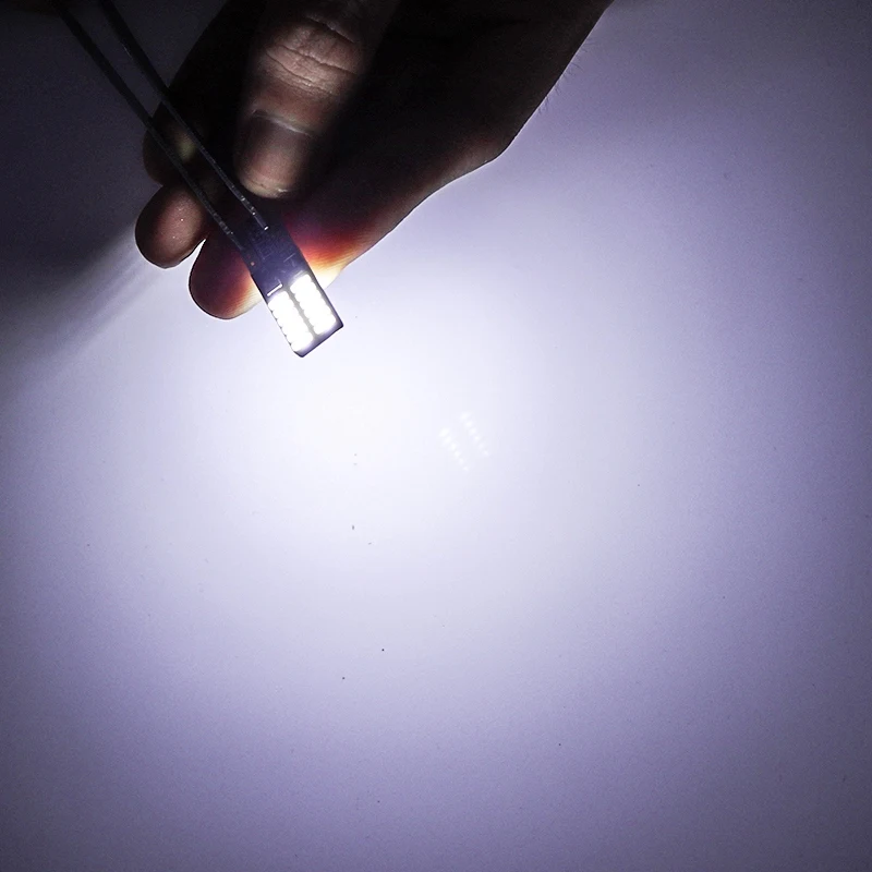 10 шт. T10 Led 24Smd W5W Led Canbus 24Led 4014 Smd Canbus Нет Ошибка 12V авто лампы индикатора светильник, сигнализирующий фонарь белый светильник