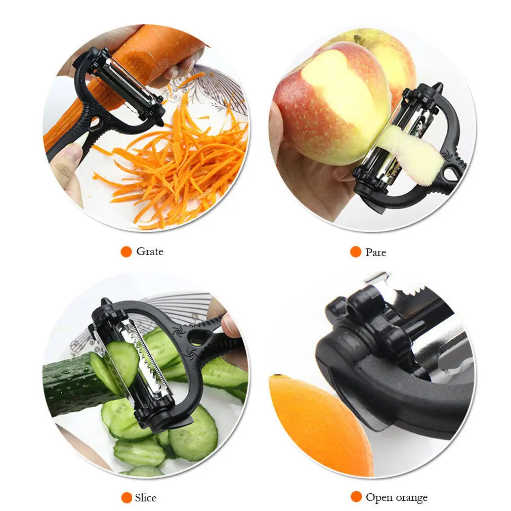 Vegetables Cutter 360 Degree Rotary Kitchen Tool Vegetable Fruit Potato Carrot Peeler Grater Turnip Slicer Melon Gadget |