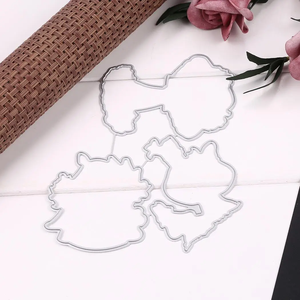 Мультфильм для девочек силиконовый гель резка умирает прозрачная рамка печать