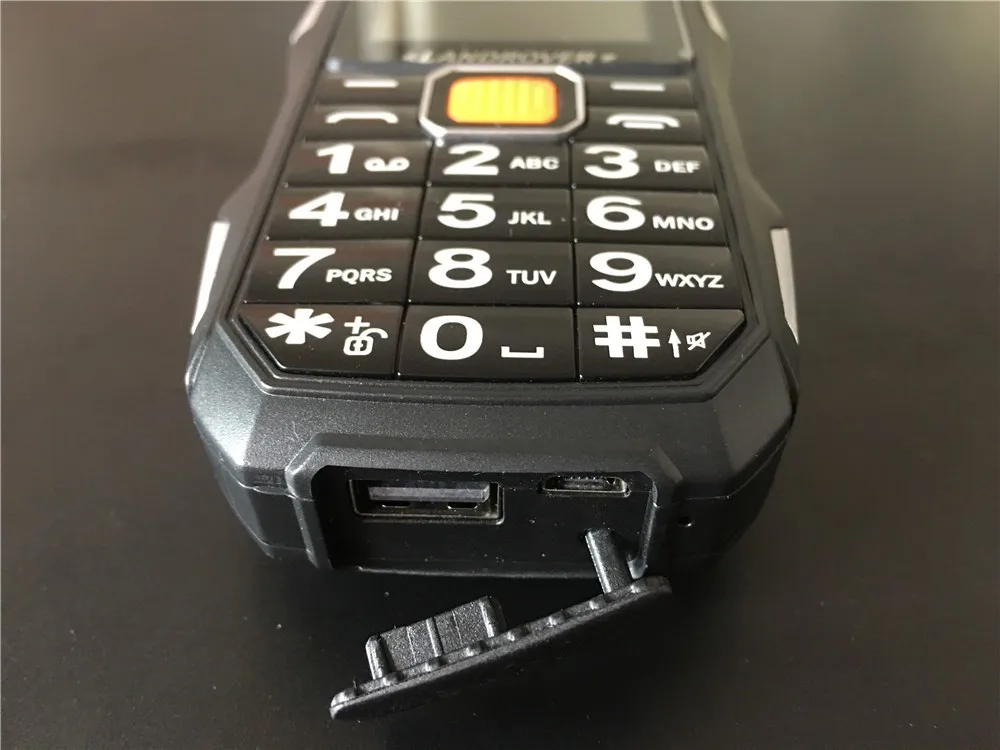Land Rover S9 2 4 &quotpower Bank телефон 3800 мАч противоударный громкий динамик Фонарик Bluetooth камера MP3 FM сотовый