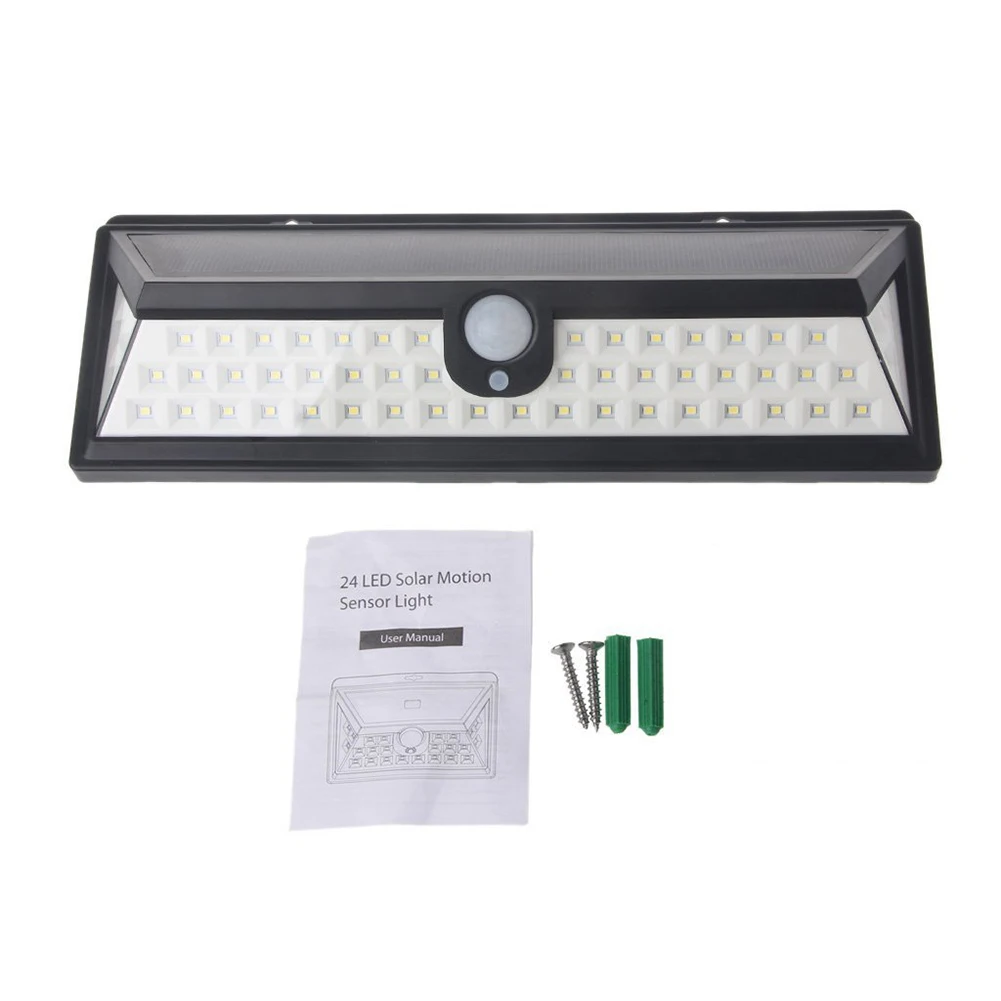 Outdoor 54 LED Solar Powered Light Super Bright Wide Angle Waterproof Wall Lamp | Лампы и освещение