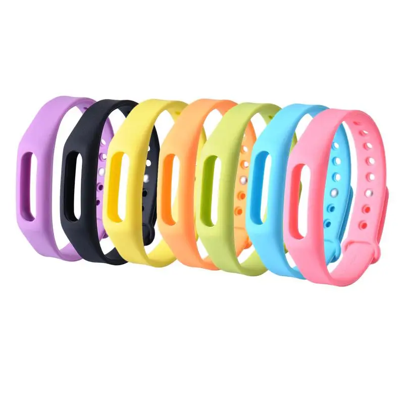Цветной силиконовый ремешок Rondaful Mi Band 2 фитнес браслет аксессуары для смарт