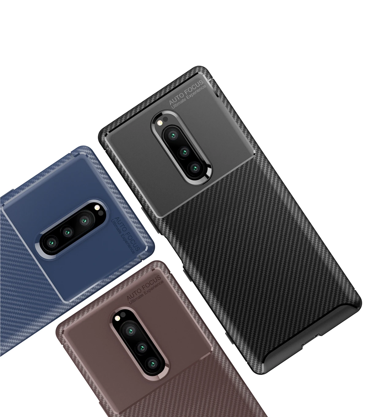 Чехол для Sony Xperia XZ4 роскошный армированный Гибридный текстурный Матовый