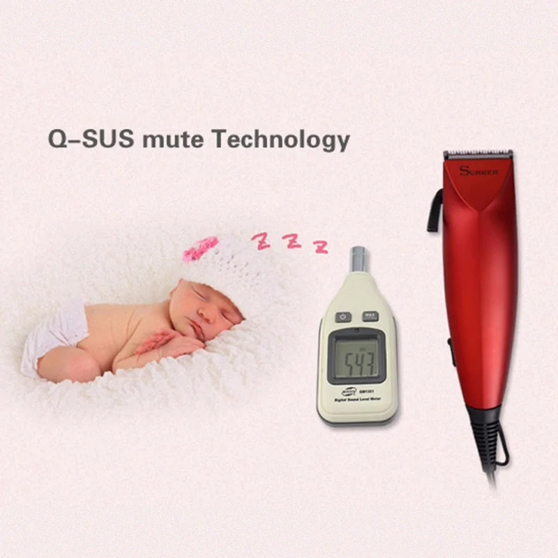 Профессиональная электрическая машинка для стрижки волос триммер регулируемый