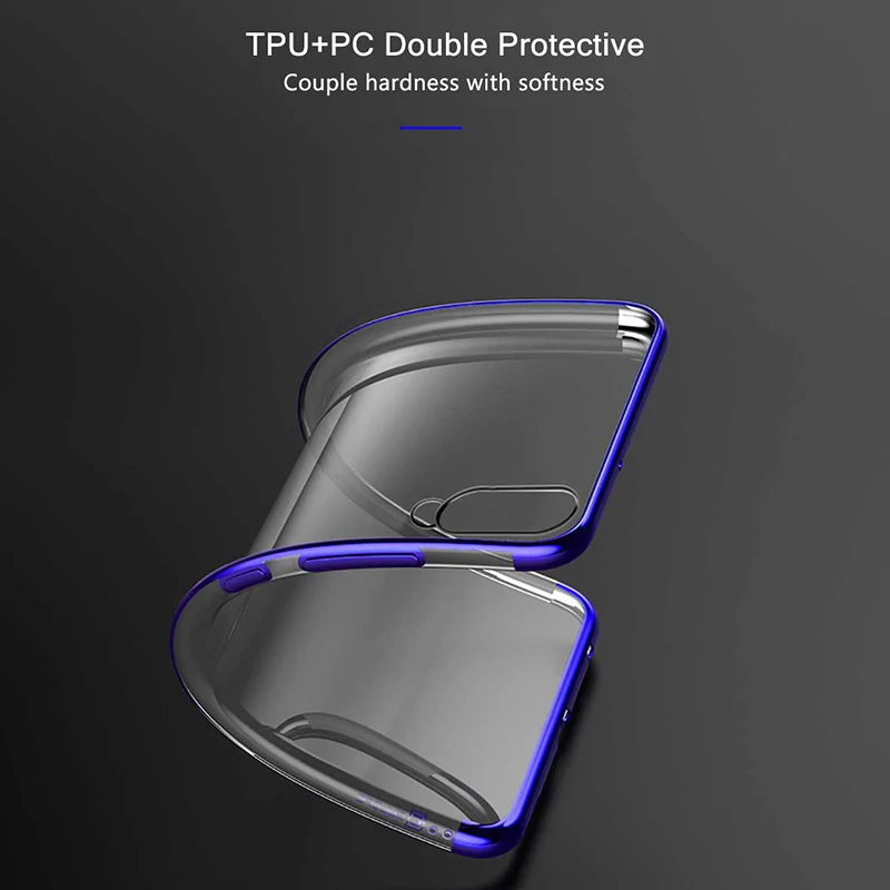 Plating Case For Huawei Honor 8S 8X 8C 8A 10 TPU Cover P Smart 2019 Y6Pro Y7 Y9 Y5 P30 Lite P20 Pro Phone Shell Coque |