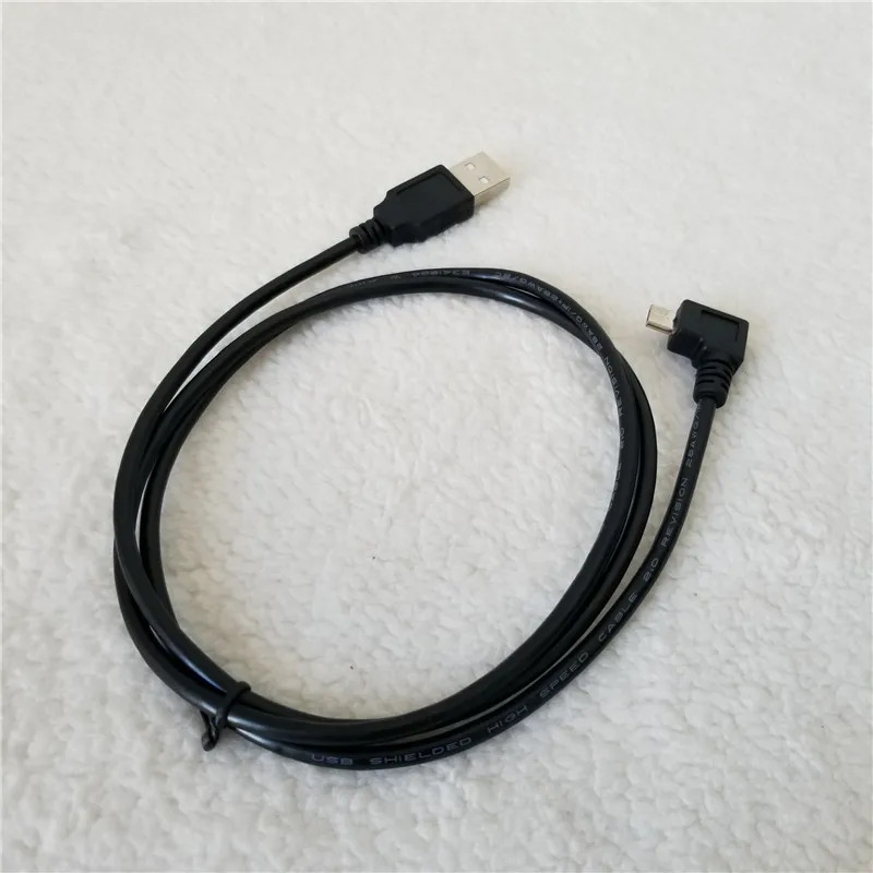 Микро USB правый угол сгибания к тип A кабель передачи данных удлинитель для