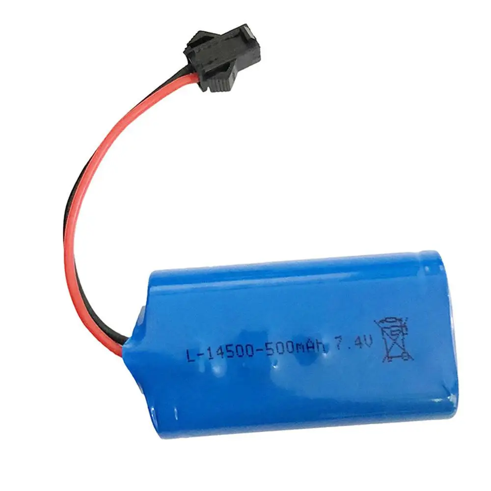 RCtown Fayee Модернизированный 7 4 V 500mAh 15C 2S батарея SM разъем + USB кабель для зарядки FY001