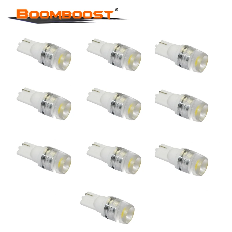 

10 pieces 50 X 1 smd led Car width lamp with concave lens turn signal License Plate light 194 168 501 W5W 1.5W