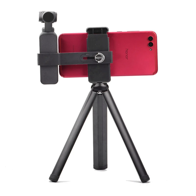 Для Osmo карманная селфи палка + держатель с зажимом для телефона Штатив Dji