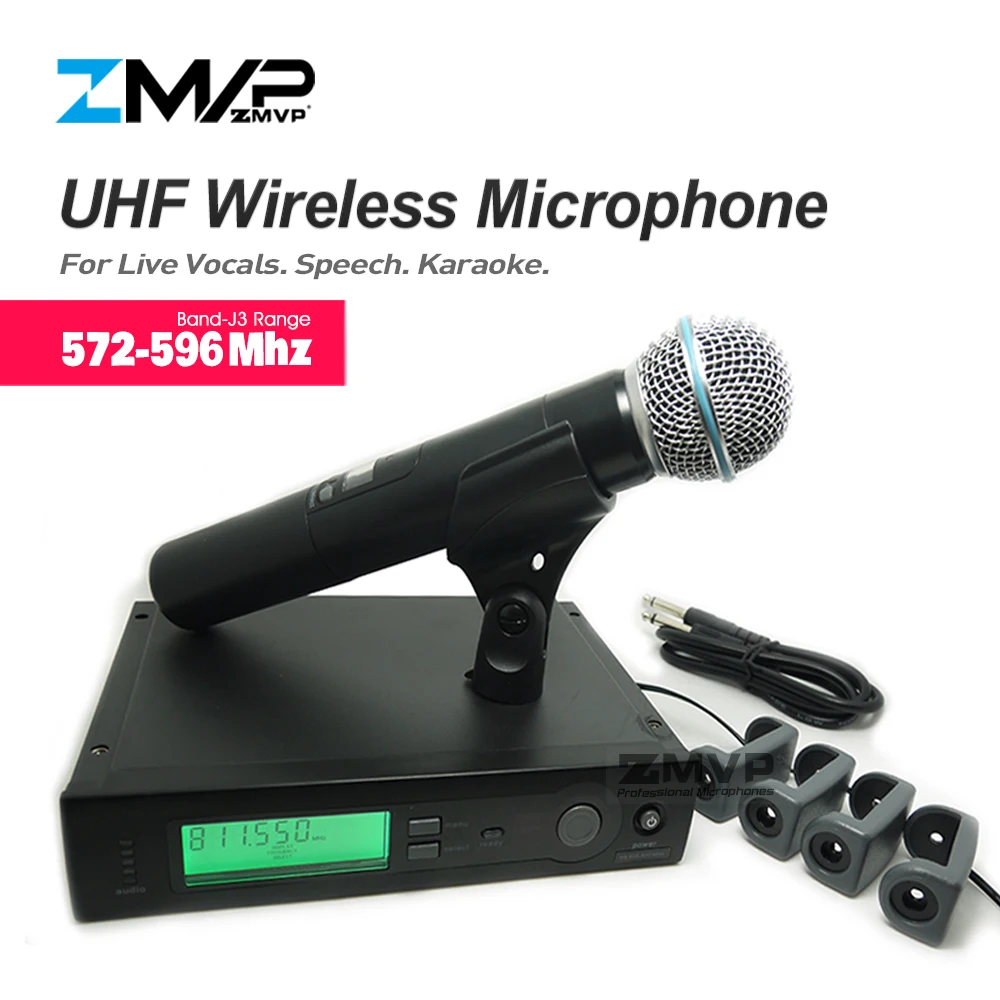 Профессиональная Беспроводная микрофонная система SLX24 UHF с ручным передатчиком