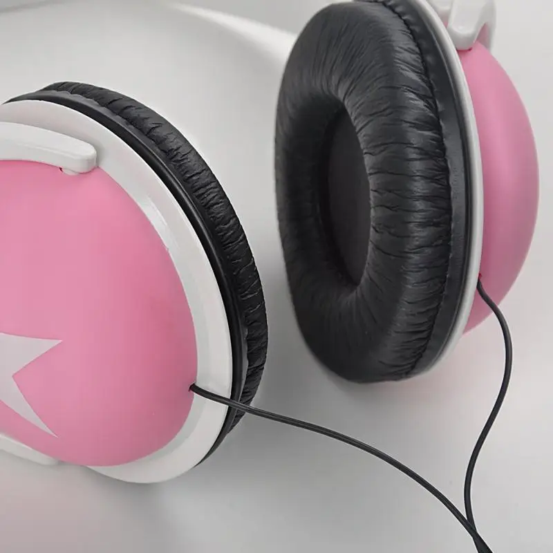 Модные наушники со звездным рисунком мега бас мягкая подкладка 3 5 мм гарнитура