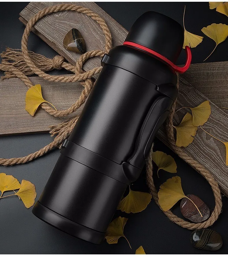 4000 мл изолированный термос из нержавеющей стали дорожная кофейная кружка