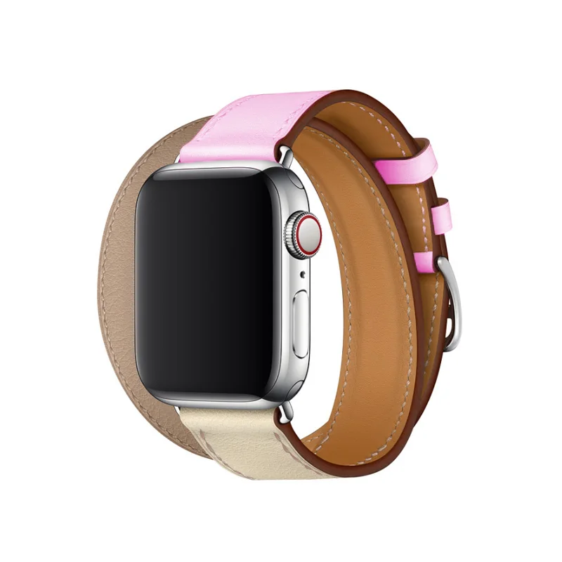 Ремешок для часов Apple Watch Series 4 двойной браслет 1 2 3 iWatch Herm 40 мм 44 мм|Ремешки часов| |