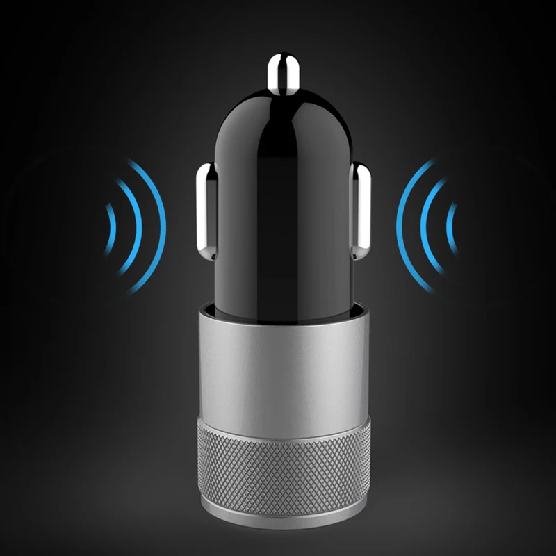 Pushingbest USB Автомобильное зарядное устройство для мобильного телефона Multi function Dual