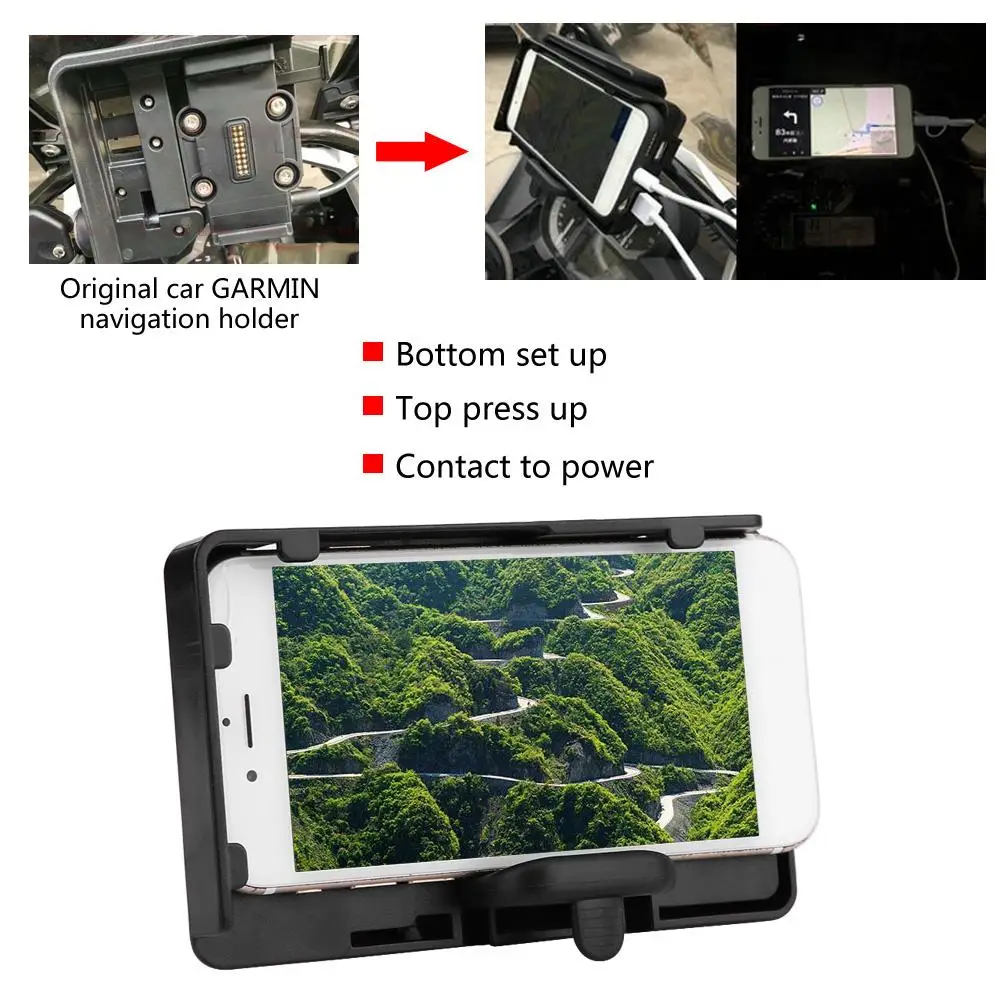 Мотоцикл USB зарядное устройство мобильный телефон ABS держатель Подставка