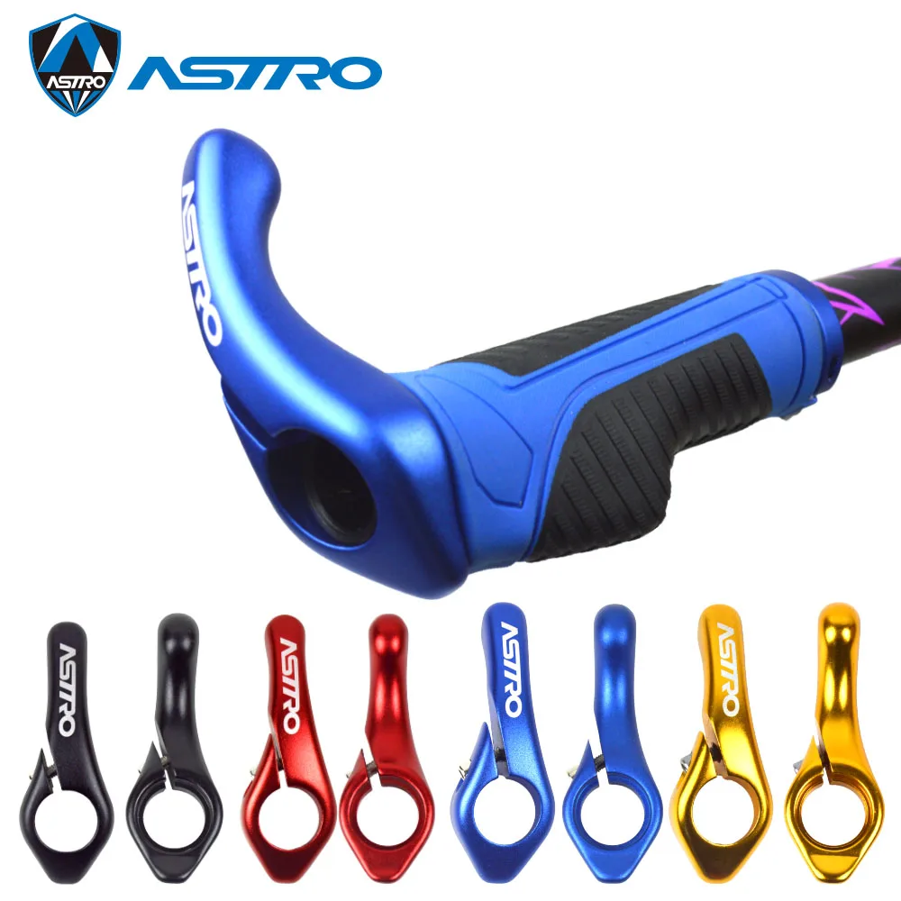 

Astro Bicycle Handlebar Grip Bike Handle Bar end Cycling Durable Anti-slip Rubber Mountain Bicycle Accessories Bike Parts 1 pair