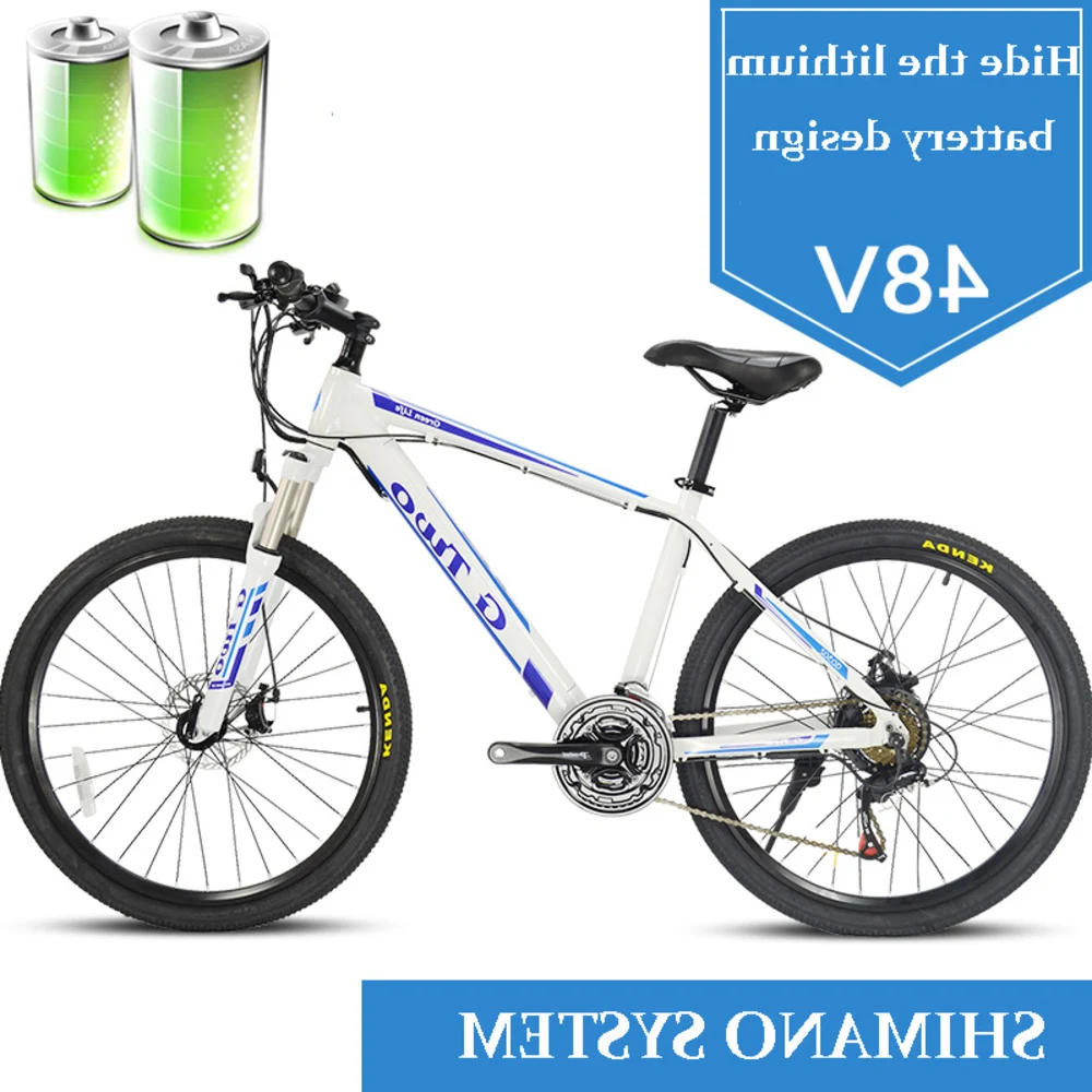48В литиевая батарея Ebike горный велосипед мопед двигатель Stealth 350 Вт Высокая