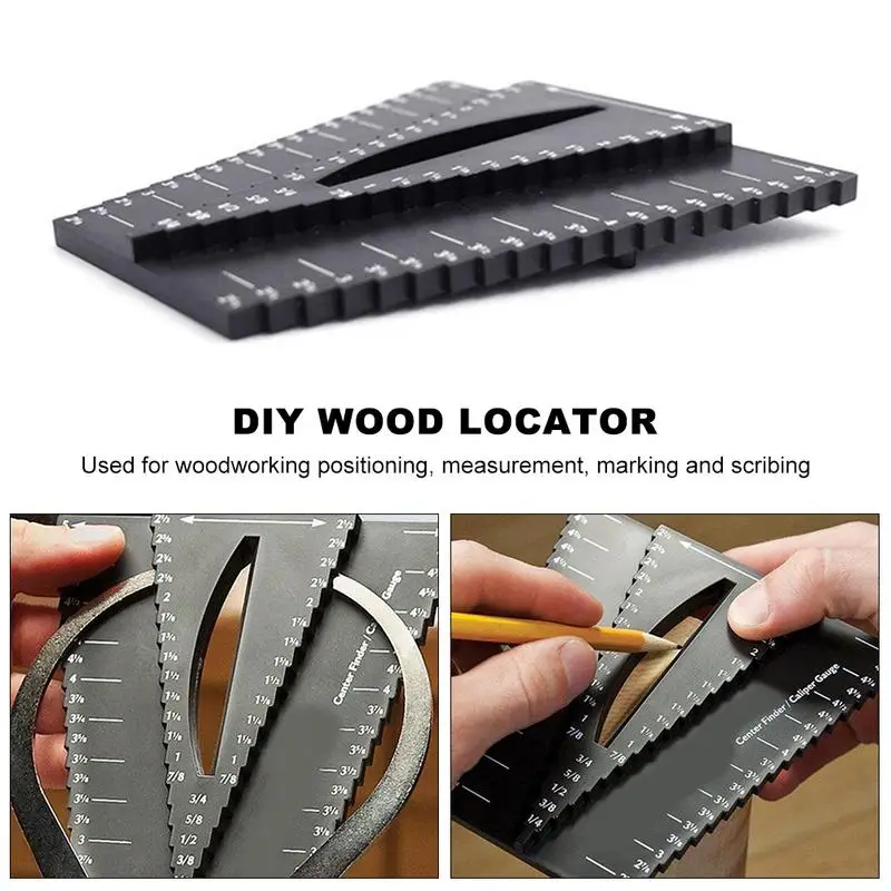 13*13*2 см DIY Дерево линия локатор Деревообрабатывающие инструменты для мебели и