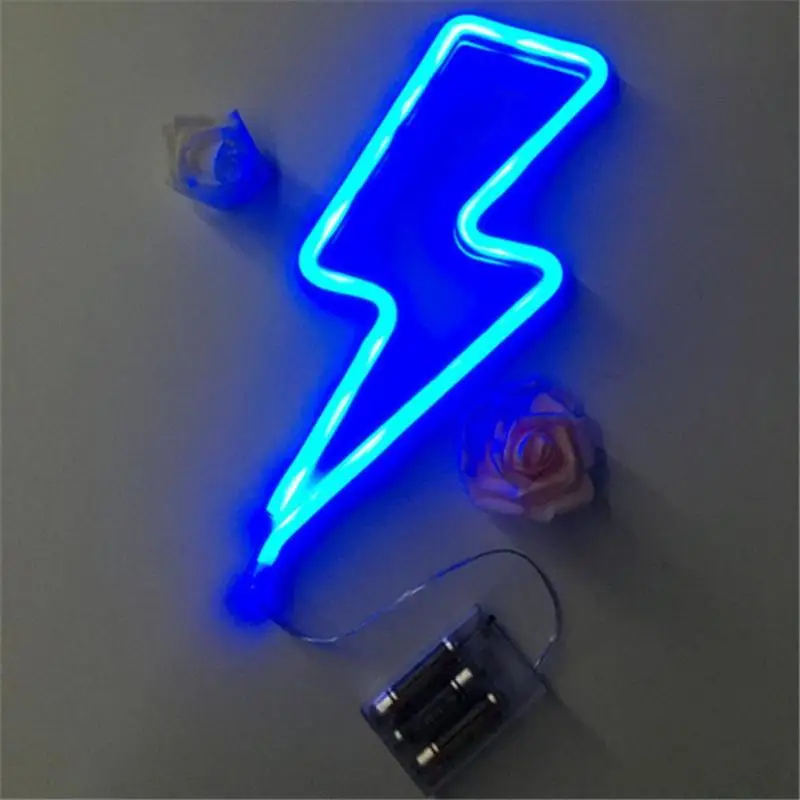

1.9W Creative Neon Sign Light Kids Room Night Lamp Coffee Bar Mural Party Decor star moon USB Interface