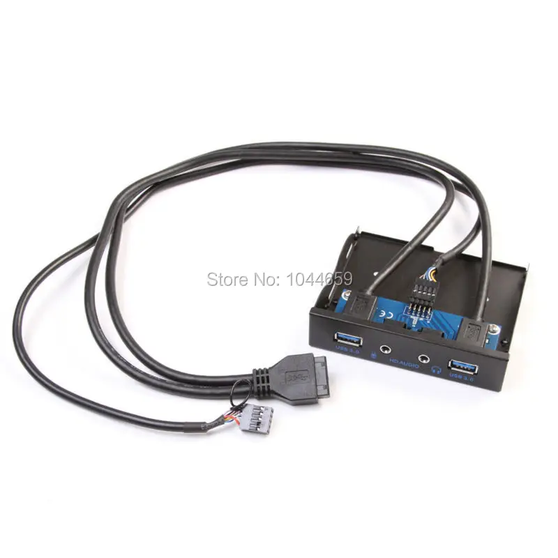 Передняя панель для компьютера 3 5 дюйма 20 2 порта USB 0 HUB Mic HD Audio мм|usb sata hard drive