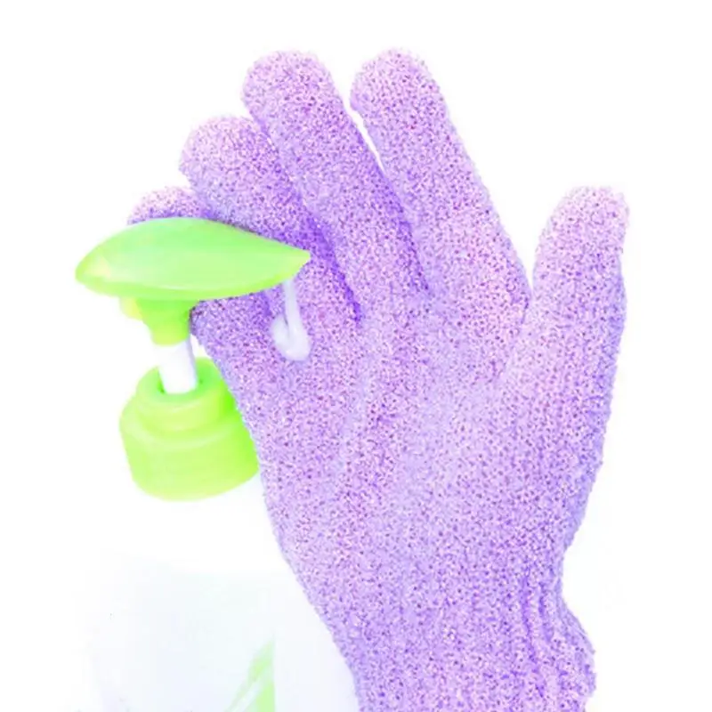 Отшелушивающие перчатки для ванны удобные Цвет ful скруббер GloveWash кожи Spa массаж