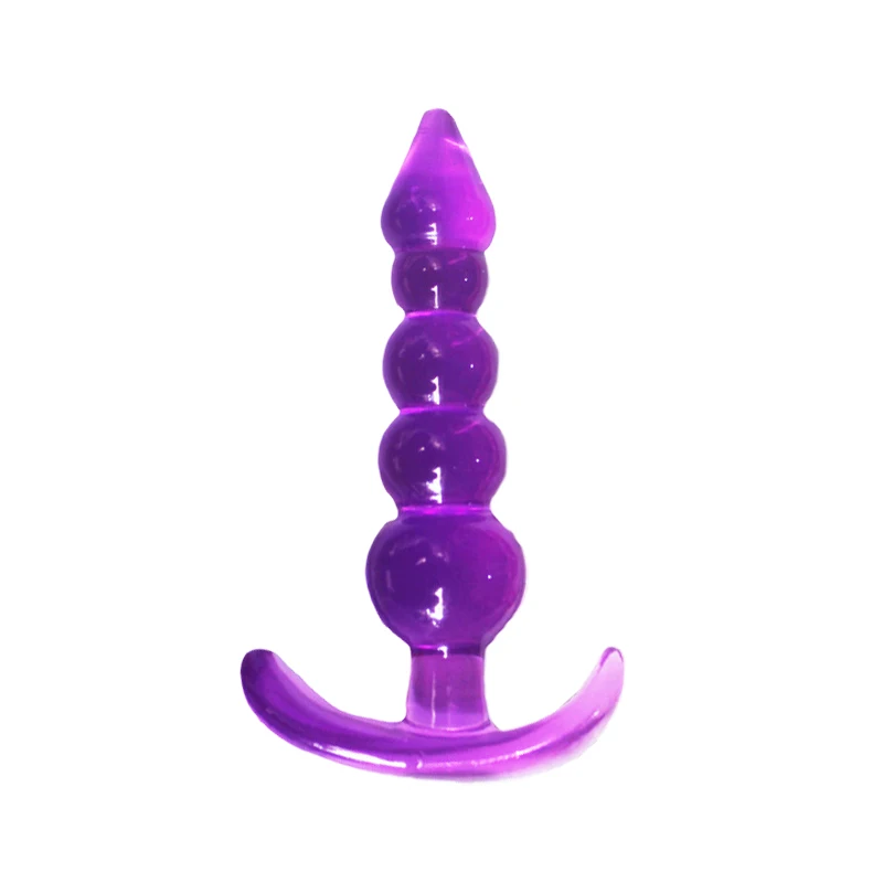 Silicone Anal Bead No Vibrator Male Masturbator Plug Adult Sex Toy Prostate Massager Dildo for Female | Красота и здоровье