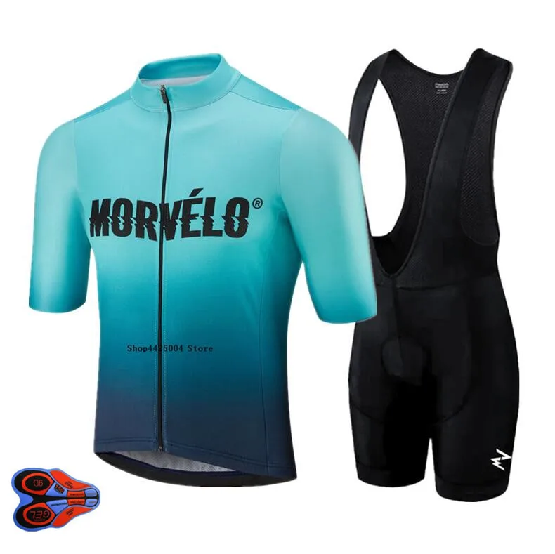 Женский спортивный костюм Morvelo красный комплект из Джерси для велоспорта дышащая