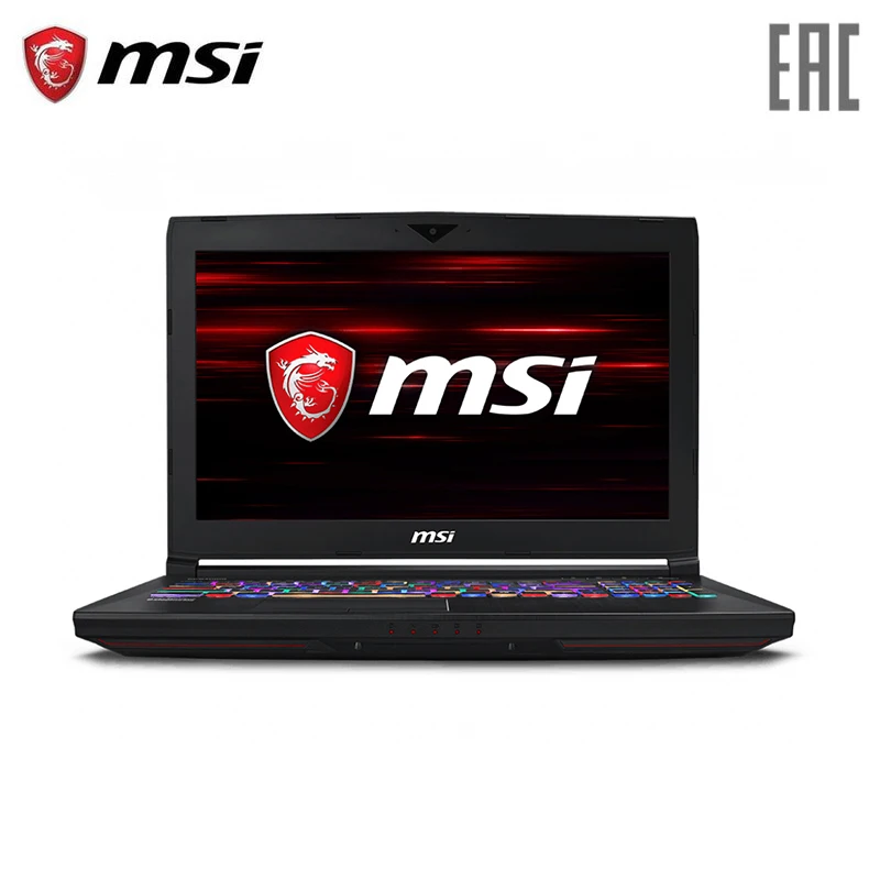 Ноутбук MSI GT63 8RG Coffeelake i7 8750H/16GB DDR VI/1TB+512GB SSD/no ODD/15.6&quot UHD 4K IPS/GTX 1080 8GB GDDR5X/WiFi+BT/Win10/Black (9S7