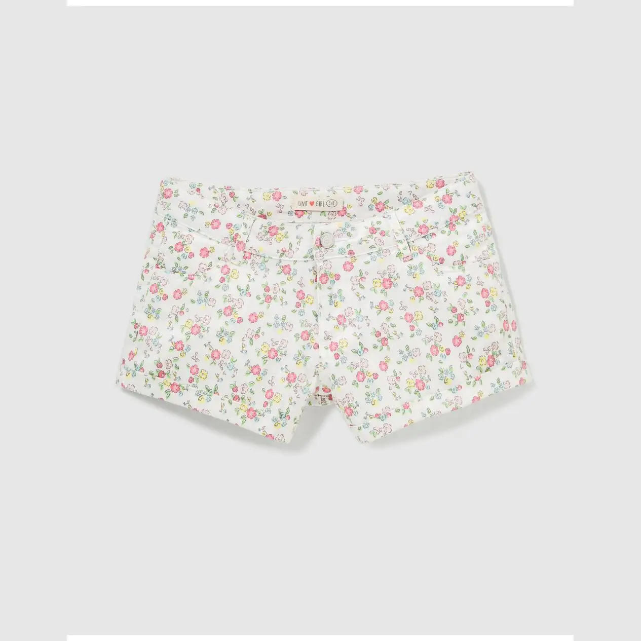 UNIT NINA SYNTHETIC PANTS SHORT FLOWERS|Шорты| |