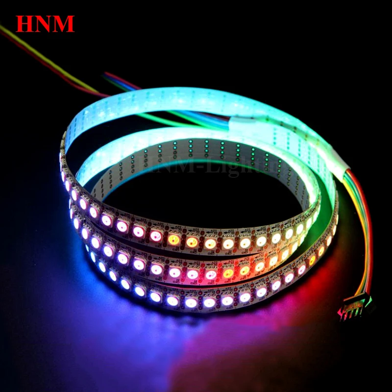 2 м 144 светодиодный s/M WS2815 полосы 12V 5050 SMD RGB пикселей Неон гибкие светодиодные ленты