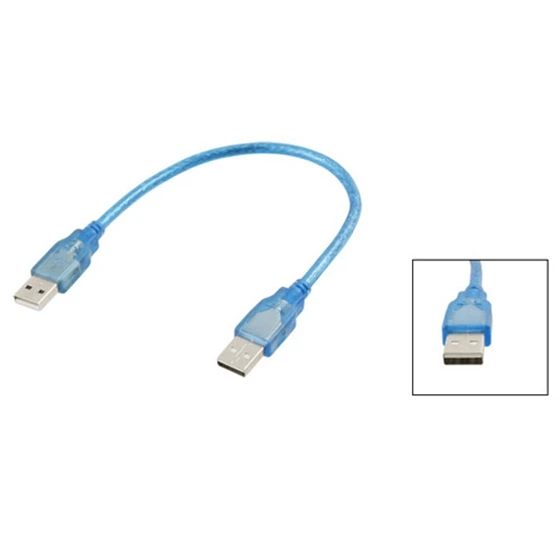 30 см 1 фут USB 2 0 Тип A/A мужской удлинитель синий | Электроника