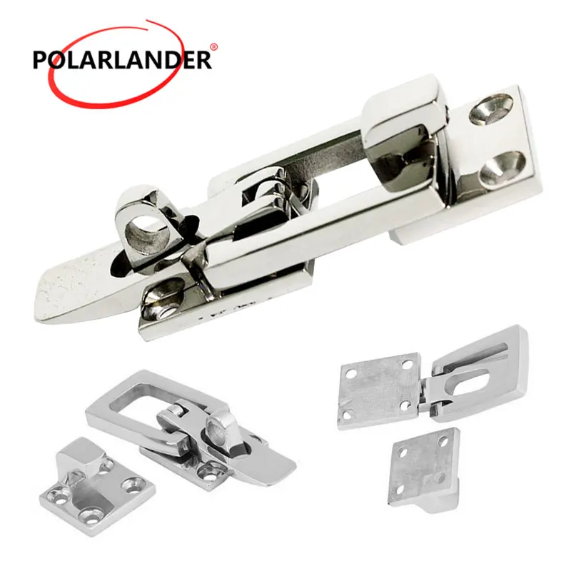 

1PCs Professional Anti-Rattle Locker Door Pull Buckle Door Lock Marine Hardware Fastener 316 Stainless Steel for Boat Marine