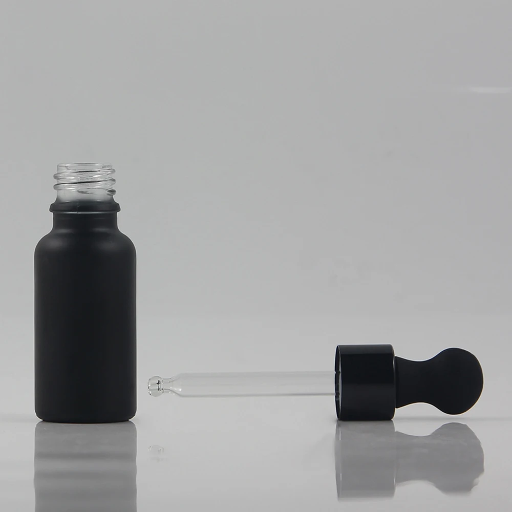 Wholesale 20ml olive oil glass bottle with black falt rubber empty dropper for essential | Красота и здоровье