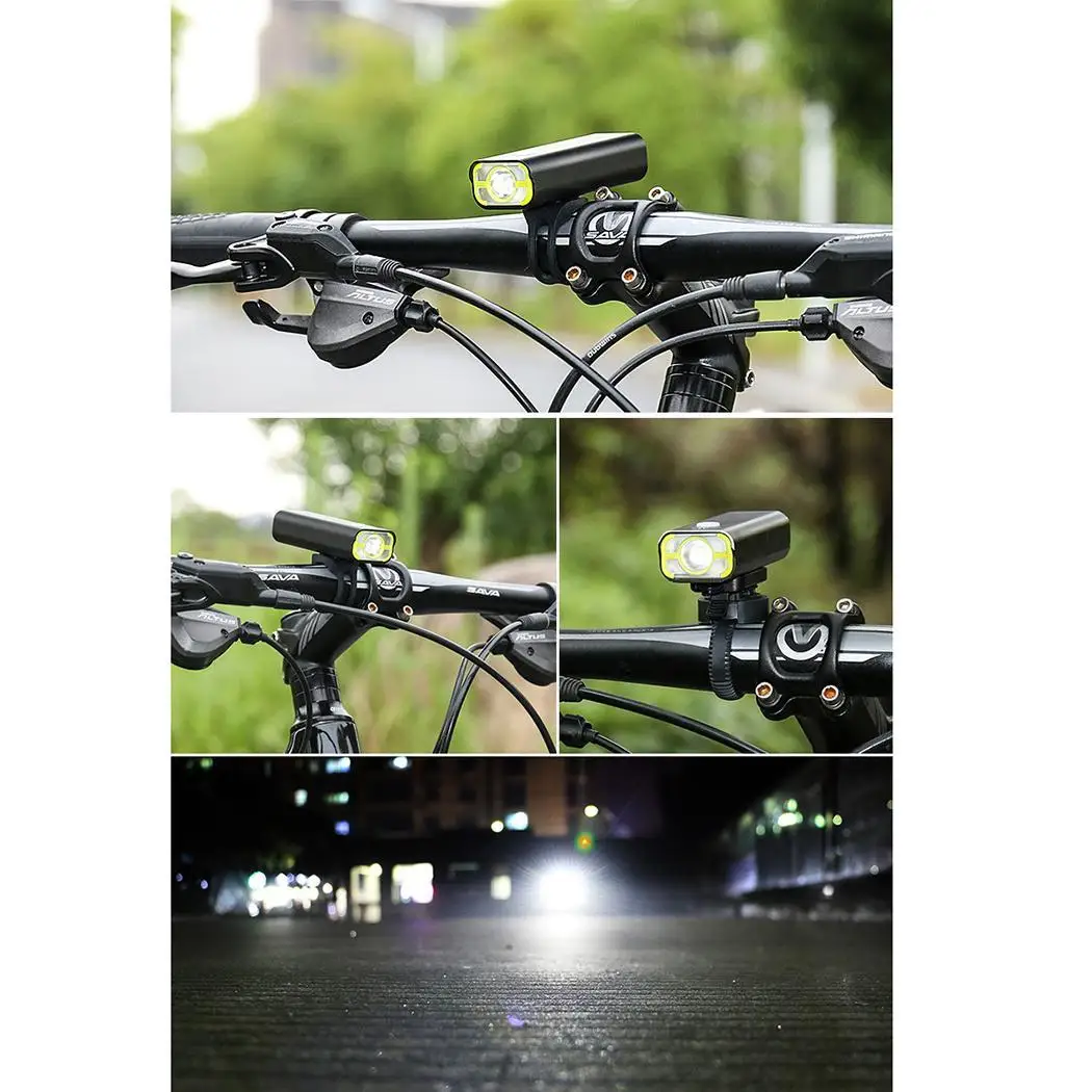New Rainproof USB Charging Bicycle Handlebar charging Acrylic Lens 200m/7874inch Light Yes Black Silver Warm | Спорт и развлечения