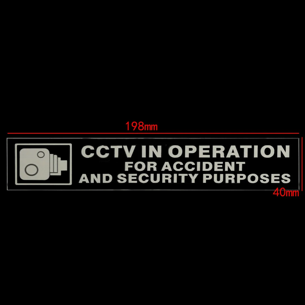 10 шт. 198 мм x 40 CCTV в Управление на несчастные случаи и целям обеспечения