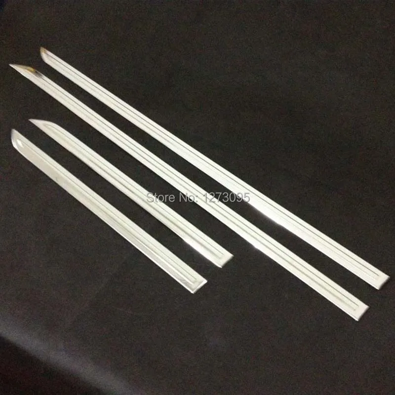 

For Citroen C-Elysee 2014-2016 2017 Stainless Steel Side Door Body Molding Strip Protector Guard Sticker Car Styling Accessory