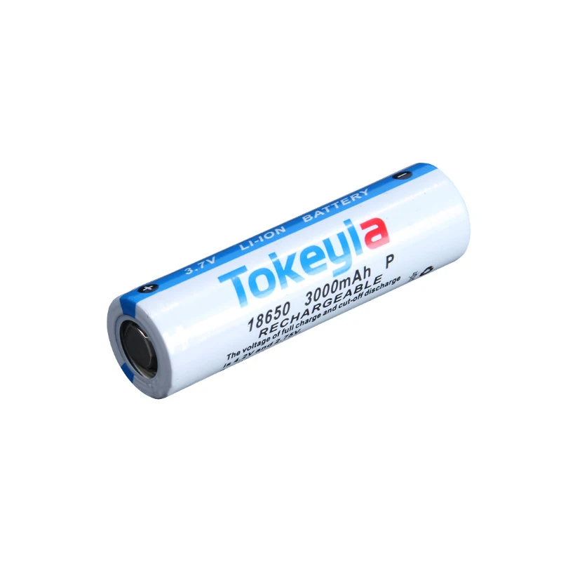 LEORY Tokeyla 6 шт. 2600 мАч 18650 Батарея 3 7 в защищенный перезаряжаемый фонарик мощность