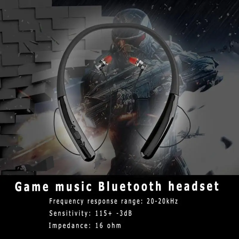 G6 bluetooth стерео наушники с шейным Беспроводная гарнитура микрофоном|Наушники и