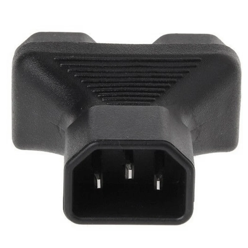 IEC 320 C14 3 контактный разъем для 2X C15 Pin гнездовой преобразователь Y сплиттер